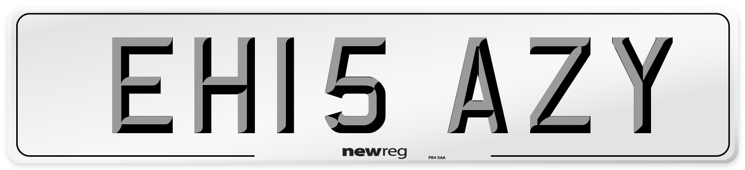 EH15 AZY Number Plate from New Reg